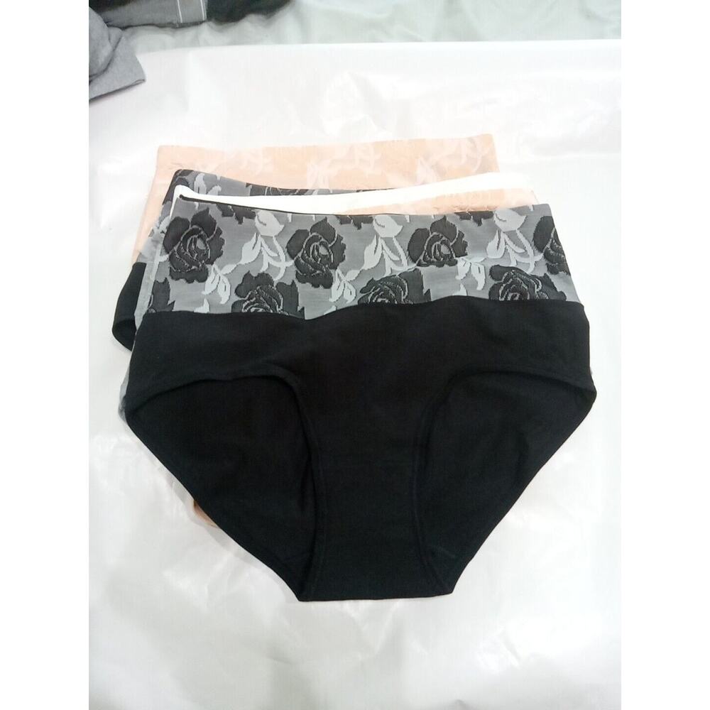 Hawis Lady Size M Brief Floral Cotton Underwear Breathable Underpants Cozy 6